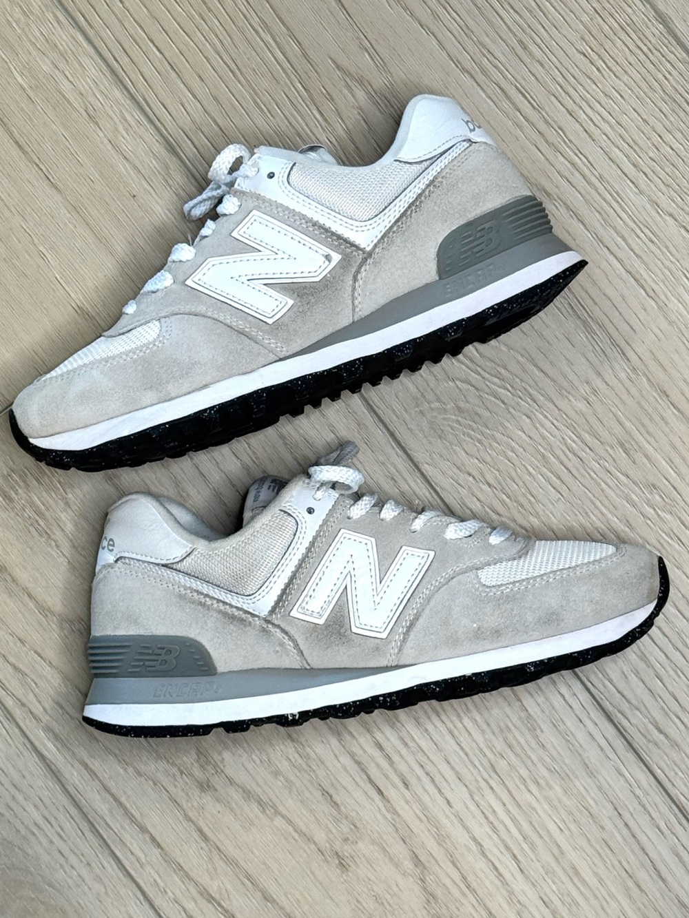 New Balance 574 Nimbus Cloud Suede Mesh Sneakers Running Shoes Size 7.5 - Picture 4 of 10